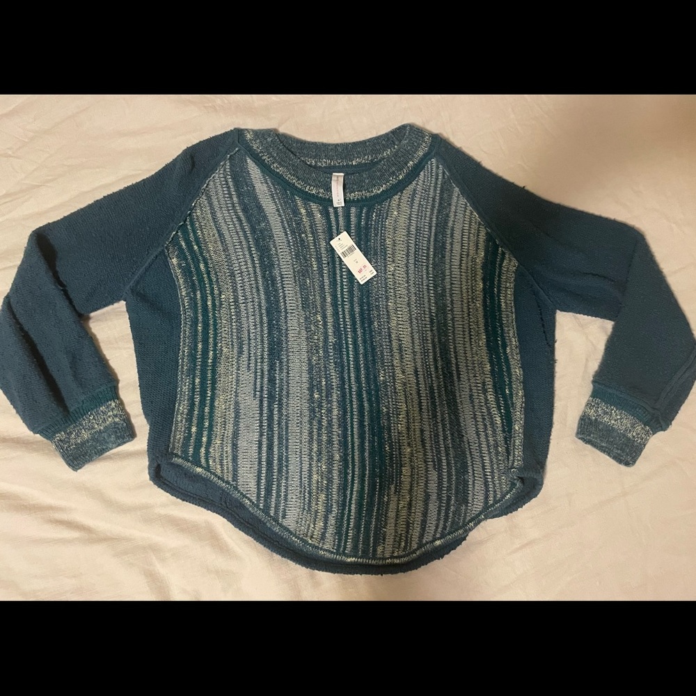 Anthropologie Daily Practice Knittted Top and short set